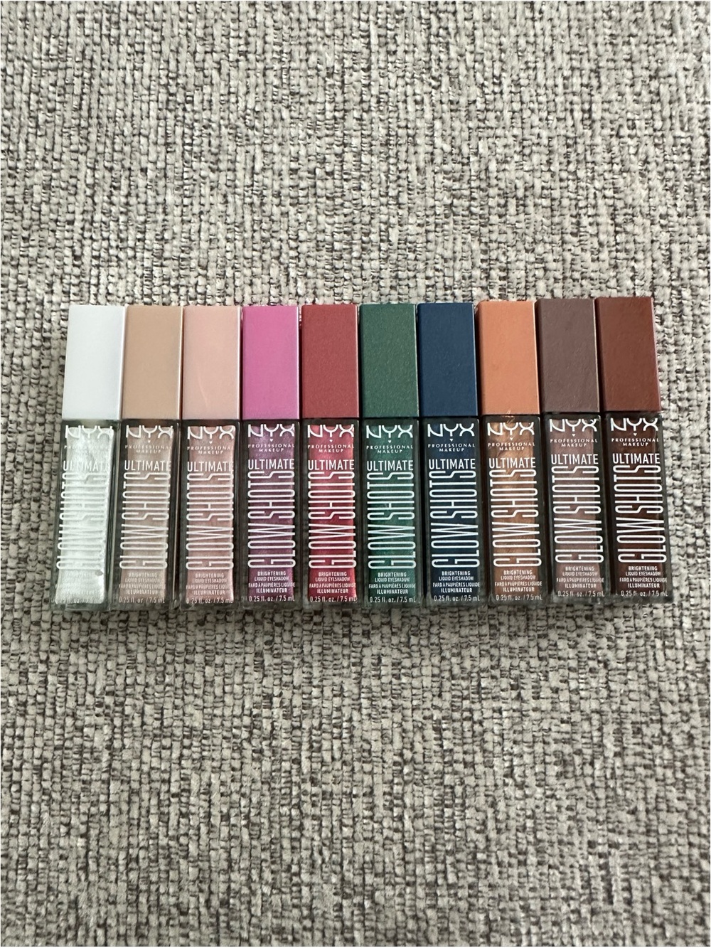 BRAND NEW NYX Makeup Ultimate Glow Shots Brightening Liquid Eyeshadow Lot of 10